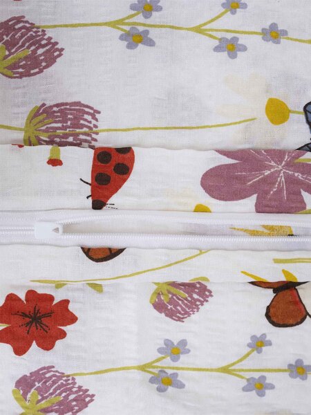 Krepová obliečka na vankúš Renforcé 70 x 90 cm - Motýliky