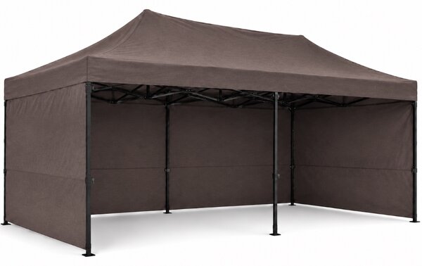 JAKS Nožnicový stan profi 3 x 6 m hnedý