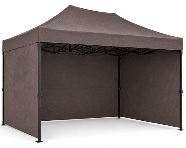 JAKS Nožnicový stan profi 3 x 4,5 m hnedý