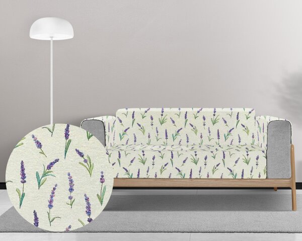 Ervi Gobelínový prehoz na sedačku/posteľ - Levanduľová elegancia