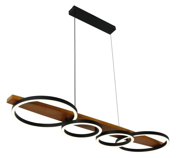 Brilagi - LED závesný luster na lanku PLANK LED/35W/230V 4000K 30x100 cm, drevený