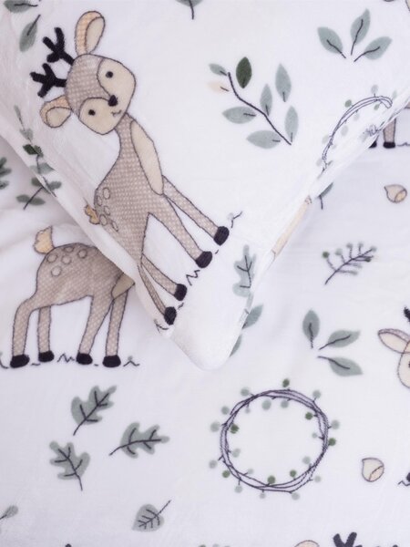Obliečky mikroplyš do postielky Exclusive – Bambi