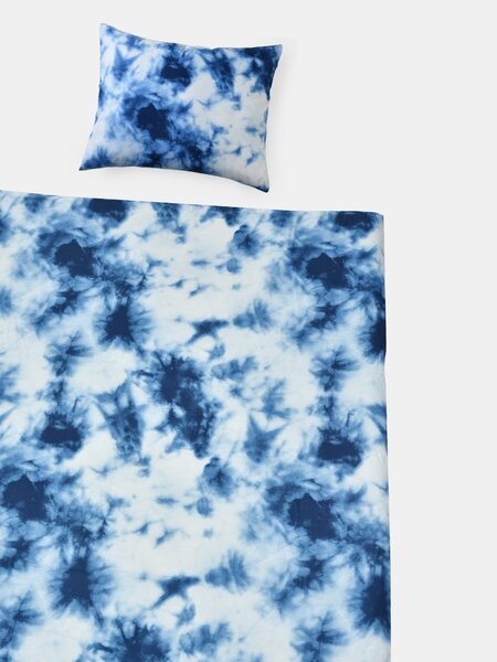 Sinsay - Posteľná bielizeň s efektom tie-dye - modrá