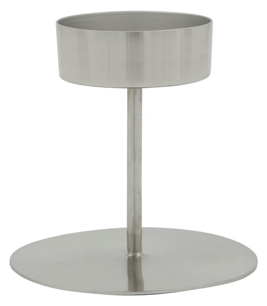 Kovový svietnik Anit Silver 10 cm