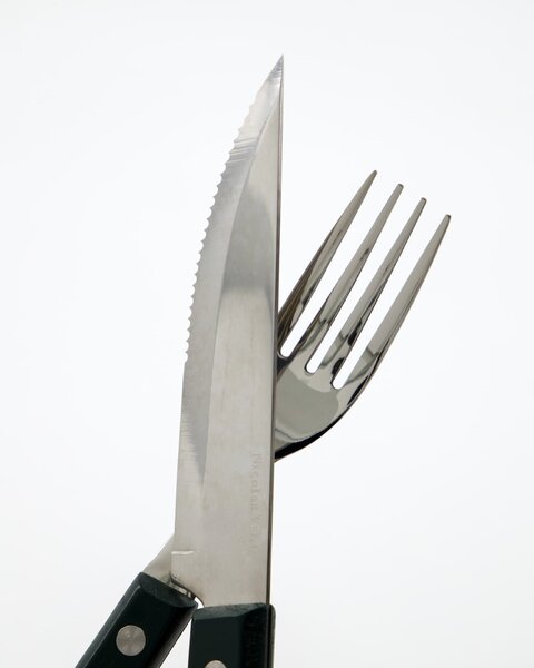 Sada príborov z nehrdzavejúcej ocele Steak Green – set 8 ks