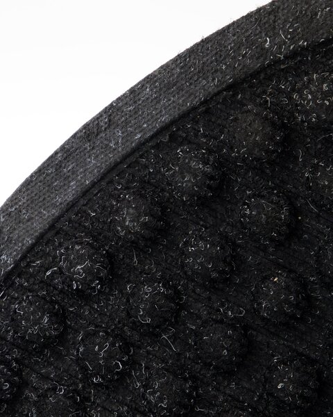 Rohožka Half Round Black