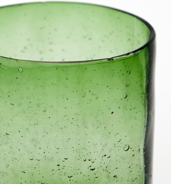Sklenený stojanček na kefky Wah Green