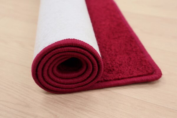 Vopi , Behúň na mieru Eton vínovo červený, šíre 80 cm, červená, chodba / predsieň