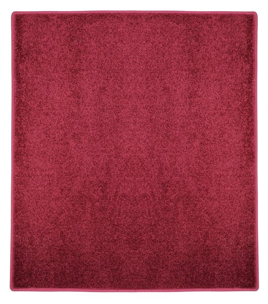 Vopi koberce Kusový koberec Eton vínovo červený štvorec - 100x100 cm