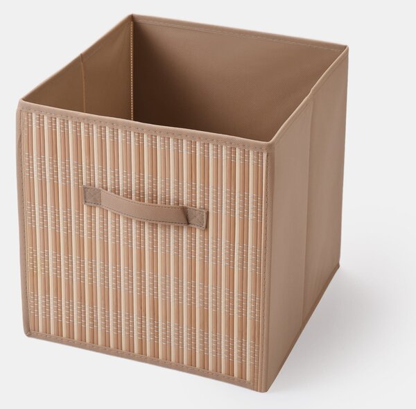 Sinsay - Úložný box s bambusovým predkom - béžová