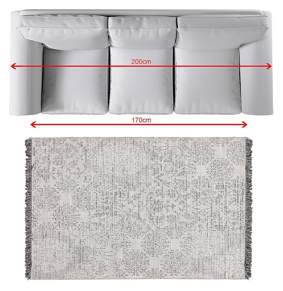 Koberec Tweed grey 120x170cm