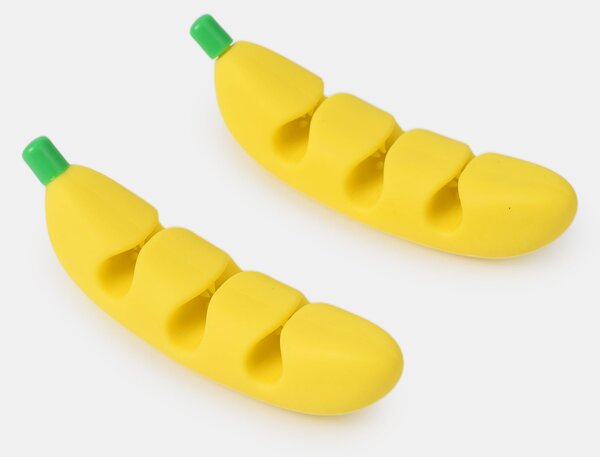 Sinsay - Organizér na káble v tvare banánu 2 pack - žltá
