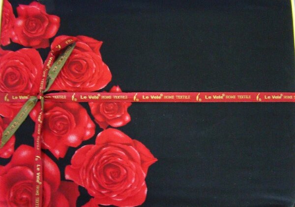 Le Vele obliečky bavlna Heart Beat (Black) 160x220cm