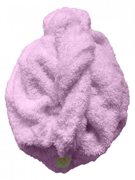 Rýchloschnúci froté Turban na vlasy fialový TiaHome