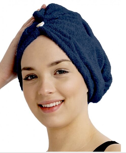 Rýchloschnúci froté Turban na vlasy biely TiaHome