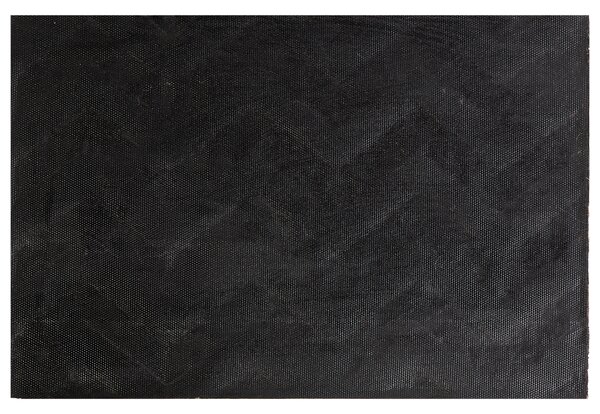 Rohožka prírodné kokosové vlákno 40 x 60 cm PVC povlak protišmyková rohož s cikcakovým motívom do interiéru moderná