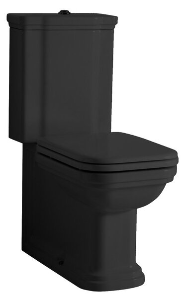 Kerasan Kerasan, WALDORF nádržka k WC kombi, čierna matná, 418131