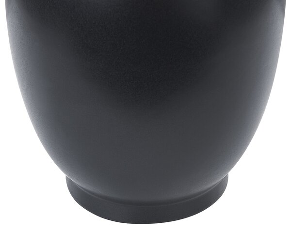 Váza na kvety čierna porcelánová 29 cm dekorácia do interiéru moderný dizajn