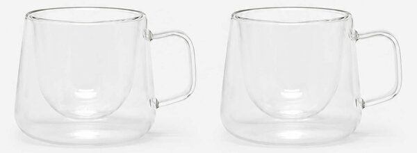 Sinsay - Sklenené šálky s dvojitým dnom 2 pack - clear