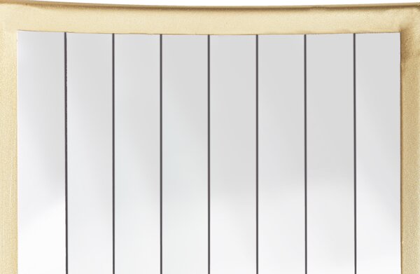 Svietnik so zrkadlom zlatý železný moderný minimalistický dizajn bytová dekorácia