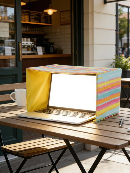 Sinsay - Slnečná clona na laptop - viacfarebná