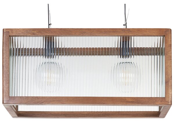 Závesná lampa svetlé drevo prírodné mangové stropné svietidlo boho industriálny štýl ručne vyrobené bytové doplnky