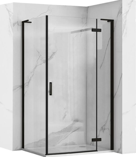 Sprchovací Kút Rea Hugo 100X80 Black