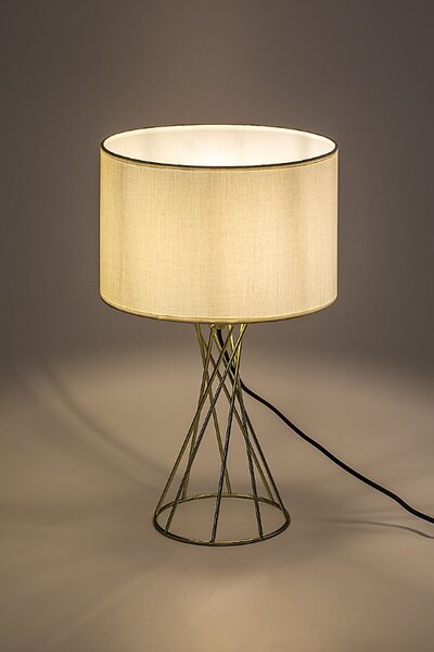 RABALUX 74081 Nivra stolná lampa V500mm1xE27 zlatá, biela