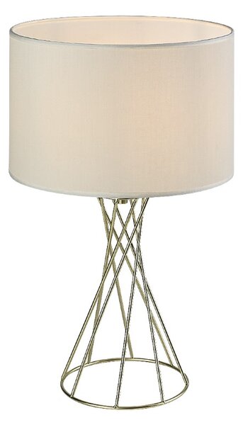 RABALUX 74081 Nivra stolná lampa V500mm1xE27 zlatá, biela