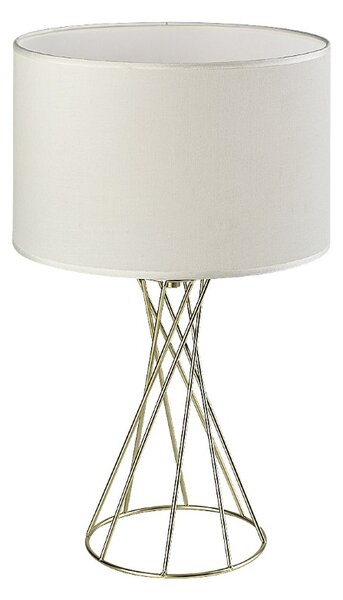 RABALUX 74081 Nivra stolná lampa V500mm1xE27 zlatá, biela