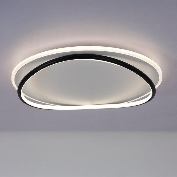 Stropné LED svietidlo Halo, 2x LED 38w, 4000k, b