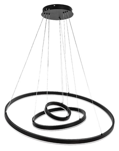 RABALUX 72306 Isaure závesné svietidlo D800mm LED 100W/10000/8000lm 3000-6500K čierna, biela, stmievateľné, diaľkový ovládač
