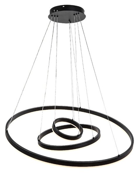 RABALUX 72306 Isaure závesné svietidlo D800mm LED 100W/10000/8000lm 3000-6500K čierna, biela, stmievateľné, diaľkový ovládač