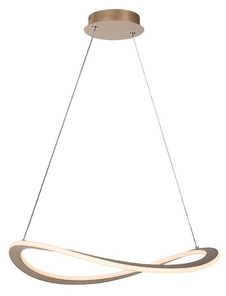 RABALUX 72281 Kallira závesné svietidlo D520mm LED 40W/6300/2100lm 3000K zlatá, biela