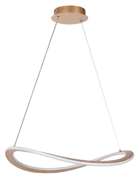RABALUX 72281 Kallira závesné svietidlo D520mm LED 40W/6300/2100lm 3000K zlatá, biela