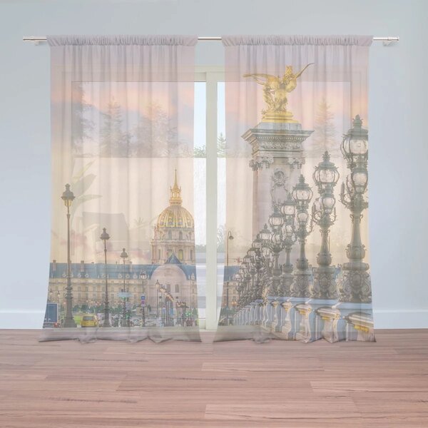 Sablio Záclony Paríž Elysejský palác: 2ks 150x250cm