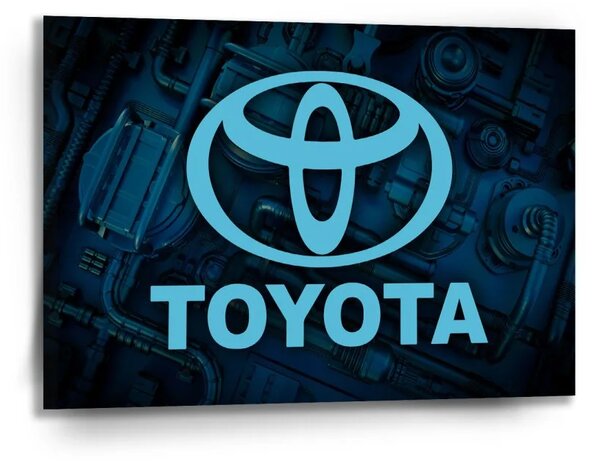 Sablio Obraz Logo Toyota Motor - 90x60 cm