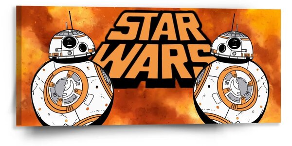 Sablio Obraz Star Wars Ohnivé pozadie - 110x50 cm