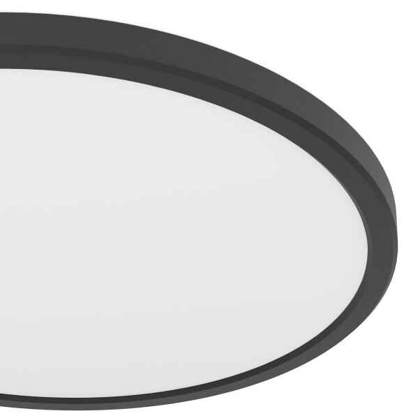 Eglo 901438-LED Kúpeľňové stropné svietidlo ROVITO 13,9W/230V pr.30cm IP44 čierna