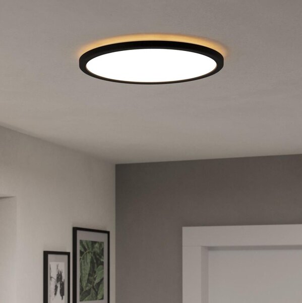 Eglo 901439 - LED Kúpeľňové svietidlo ROVITO 18,5W/230V pr. 38,9 cm IP44 čierna