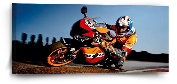 Sablio Obraz Motorkár 2 - 110x50 cm