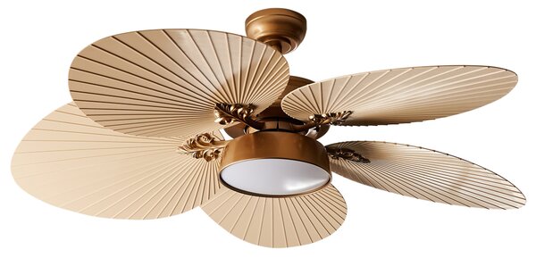Stropný ventilátor so svetlom čierny kovový s diaľkovým ovládaním a 3 stupňami rýchlosti s časovým spínačom nastaviteľné svetlo orientálny glamour štýl