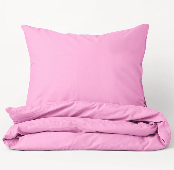 Goldea bavlnené posteľné obliečky - ružové 140 x 200 a 70 x 90 cm
