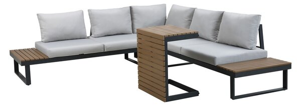 TP Living Záhradná zostava MARBELLA II sivá