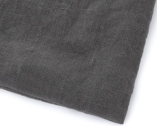 Tom Linen Ľanové detské obliečky Dark Grey 135x100, 40x60