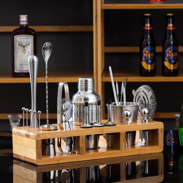 Barmanská súprava na miešanie koktejlov (22ks sada 750ml)