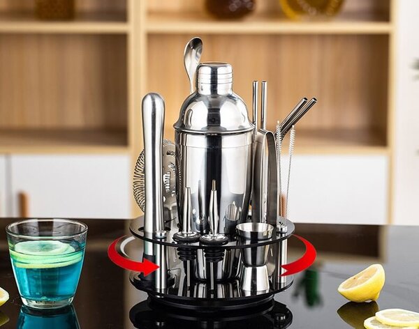 Barmanská súprava na miešanie koktejlov (18ks sada 750ml)