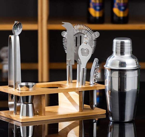 Barmanská súprava na miešanie koktejlov (9ks sada 750ml)