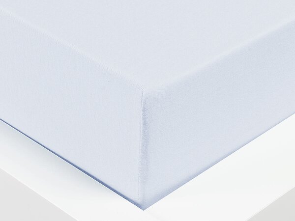 XPOSE® Jersey plachta Exclusive na vysoký matrac - biela 90x200 cm