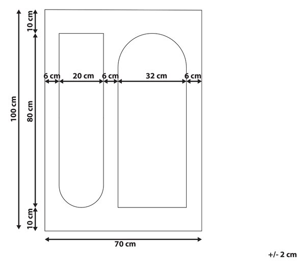 Nástenné zrkadlo krémová biela MDF buklé čalúnenie sklo 70 x 100 cm obdĺžnikový tvar závesné moderný štýl